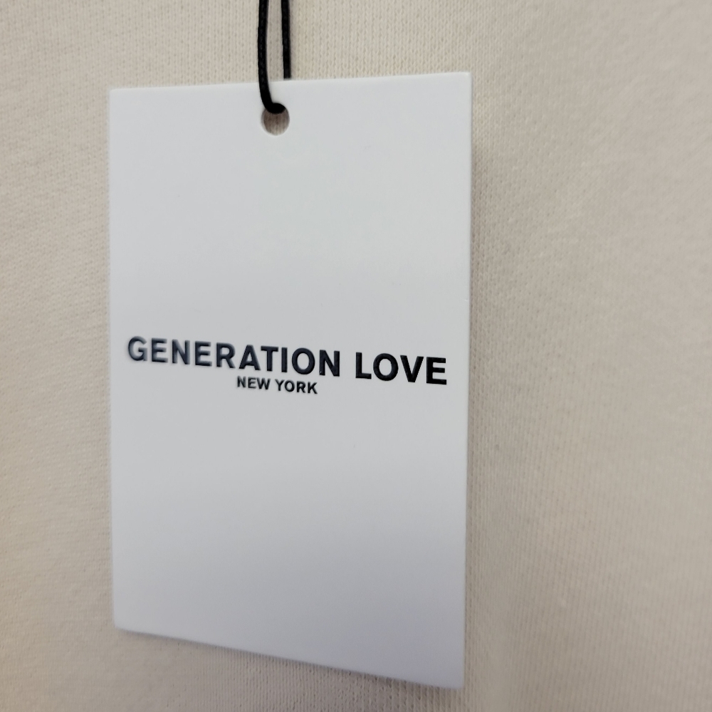 Generation Love Cleo Ruffle Sweatshirt Cream L - Picture 7 of 9